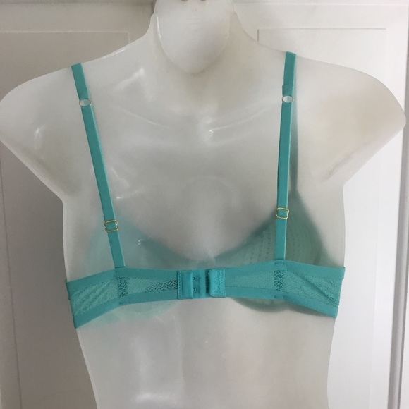 Sam Edelman Turquoise Mesh Bra underwire New - Picture 3 of 6